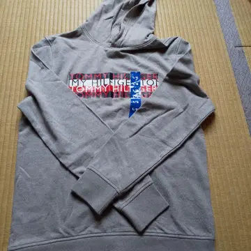 TOMMY HILFIGER 그레이 후드티 L