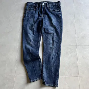 23구 DENIM 스트레이트 스트레치 데님 팬츠 다크 네이비 40