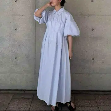 CLANE WAIST DESIGN VOLUME ONEPIECE