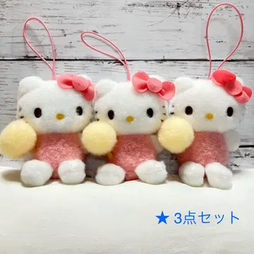 헬로키티 모후 솜사탕 마스코트 캐릭터 굿즈 키티