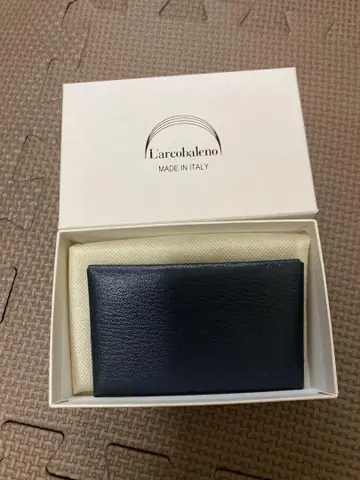 Larcobaleno 명함지갑 네이비/아이보리