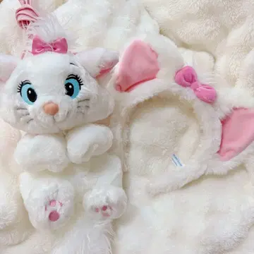 [ 익명 배송 ] 마리 머리띠 봉제 인형 미니백 세트