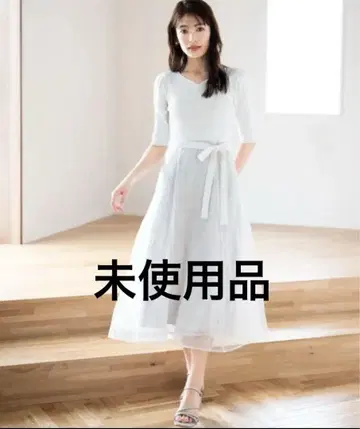 [미사용 새상품] 미슈마슈 레이스 도킹 원피스