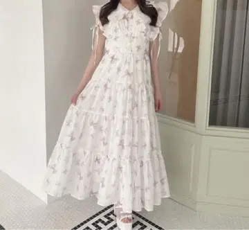 evelyn 오리지널 리본 무늬 OP 리본