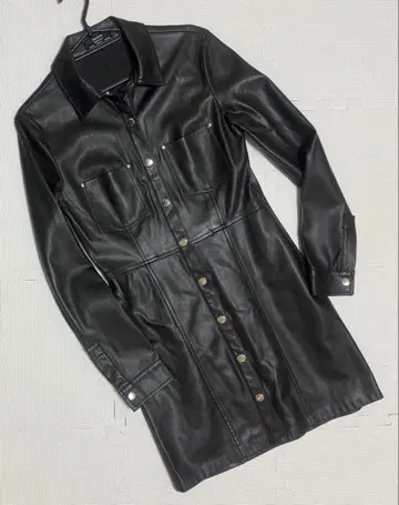 Bershka 버쉬카 PU 가죽 원피스 여성용 S [ YLF-369