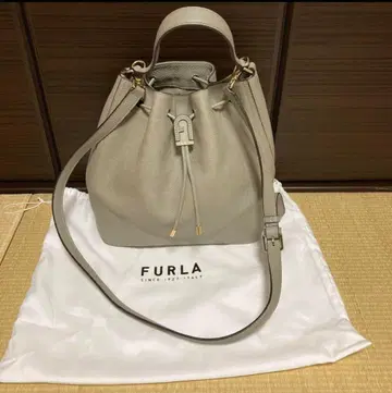 FURLA 훌라 아테나 2way 숄더백 복조리백 그레이