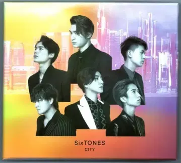SixTONES 초회 한정판 B CITY DVD