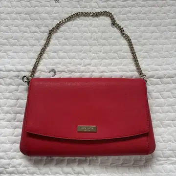 [ kate spade ] 레드 숄더백 체인 스트랩