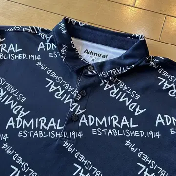 Admiral 골프 피케 셔츠 LL 네이비