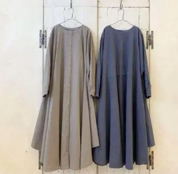 네스트로브 nest Robe 라미 테일 코튼 원피스 네이비