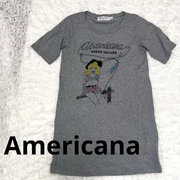 [컨디션 최상] 아메리카나 Americana 여성용 T셔츠 그레이 프리