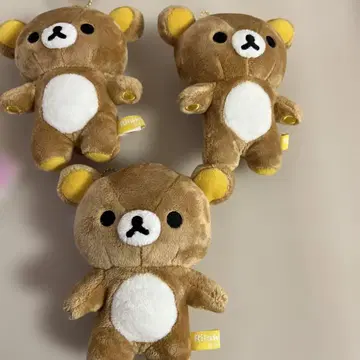 리락쿠마 매달기 봉제인형 리락쿠마 ss 마스코트 키링 3세트
