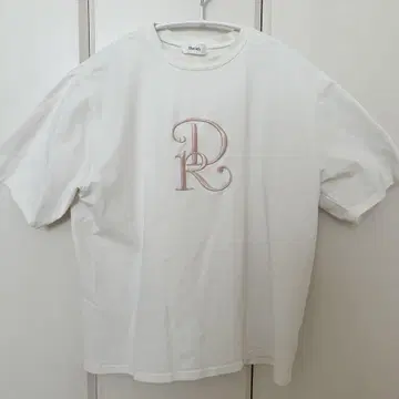 Darich 다리치 DR 자수 티셔츠 화이트