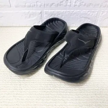 호카오네오네 플립플랍 리커버리 샌들 블랙 24.0cm