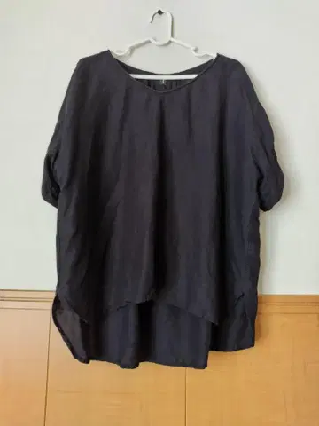 Spick and Span 린넨 레이온 개더 슬리브 블라우스