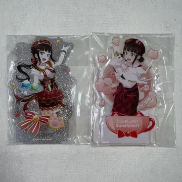 Aqours 러브라이브 선샤인 쿠로사와 다이아 고양이 카페 아크릴 스탠드