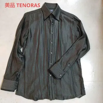 새상품급 MEN'S TENORAS 멘티노라스 광택 드레스 캐주얼 셔츠