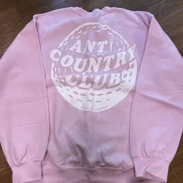 ANT COUNTRY CLUB 핑크 맨투맨