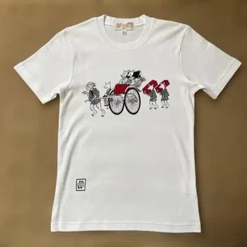 [미품] [희소] 주식회사 교토 섬유 티셔츠 size S 히캬쿠 빈티지