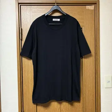 JIL SANDER 18AW T-SHIRT 질 샌더 셔츠 XL 블랙