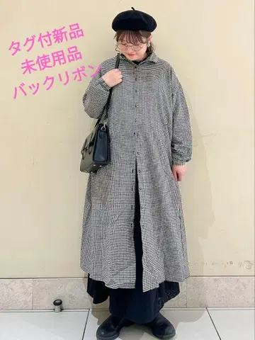 사만사 모스모스 백리본 셔츠 원피스