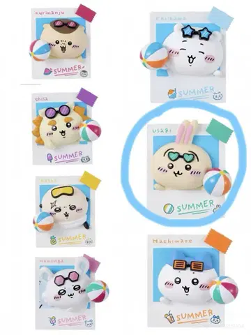 [중국 한정판] 치이카와 miniso 폭염의 여름 마그넷 토끼 1