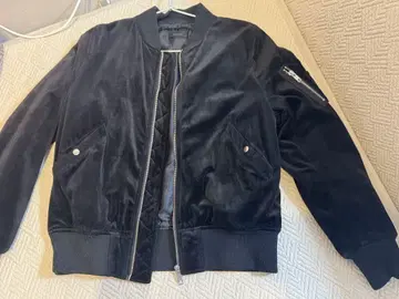 A part by lowrys MA1 블랙 스웨이드