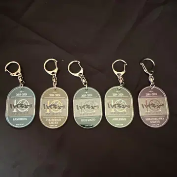 하이큐!! 10th 애니버서리 로고 키링