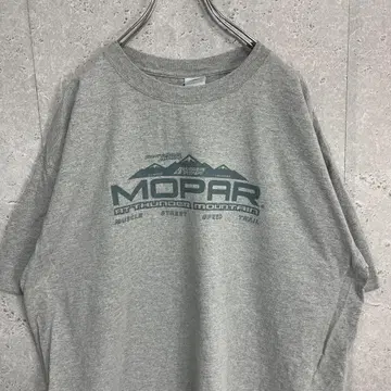 anvil MOPAR 자동차 프린트 레이싱 오버사이즈 티셔츠 2X