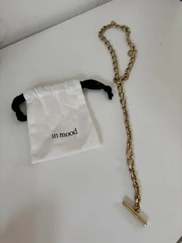 in mood 체인 목걸이 골드 58cm 파우치 포함