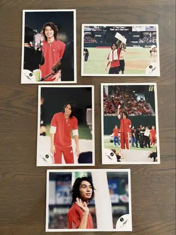 아라시 마츠모토 준 공식 사진 J로고 운동회