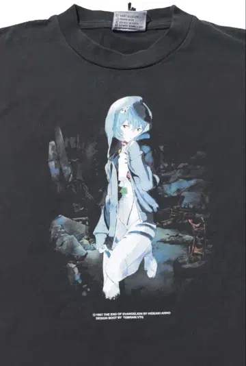 에반게리온 레이 티셔츠 EVANGELION RAY