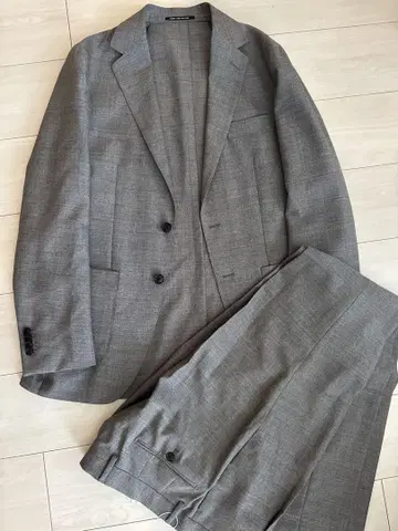 UNITED ARROWS 그린 라벨 그레이 비즈니스 정장 46 ML
