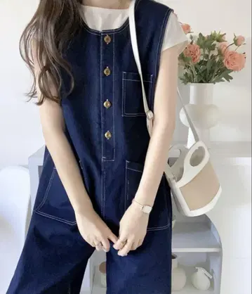 Java 2way 데님 살로펫 SMALL (S, M 사이즈 상당)