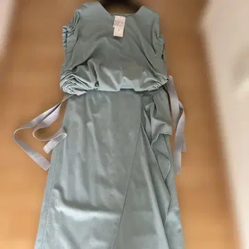 민트 그린 슬리브리스 셋업