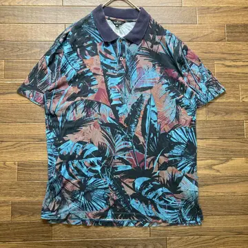 PS Paul Smith 올 패턴 반팔 피케 셔츠 XL 사이즈