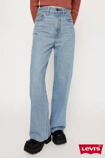 SLY 슬라이 LEVI'S 리바이스 별주 RIBCAGE WIDE LEG
