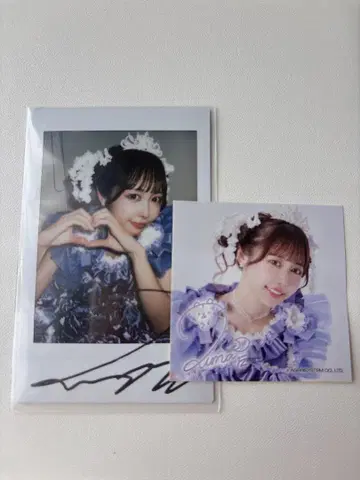 나카가와 루카 친필 사인 폴라로이드