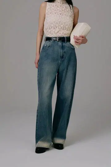 louren bleach hem 데님 indigo 40 사이즈