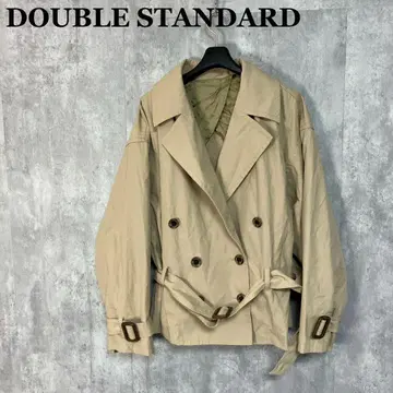 DOUBLE STANDARD 숏 트렌치코트 38