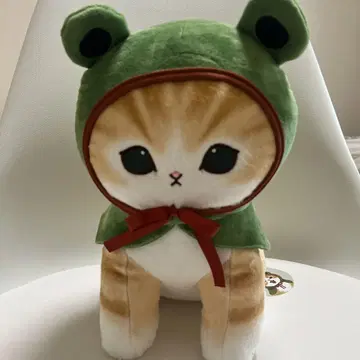 [택 포함] 모프샌드 개구리 후드 봉제인형