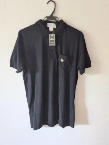 POLO FIELD 블랙 피케 셔츠 L 사이즈