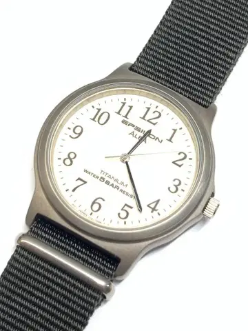 A2877 알바 V721-7A10 손목시계 티타늄 워터 레지스턴트