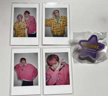 w-inds. 인스턴트 포토 카드 가챠가챠 아크릴 배지 묶음 판매