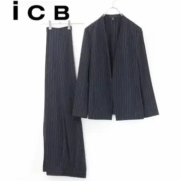 B7504 ICB 핀스트라이프 자켓 & 팬츠 수트 9