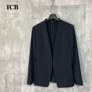 ICB 셋업 7호 스커트 노카라 자켓