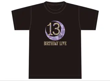 13th YEAR BIRTHDAY LIVE 티셔츠 블랙