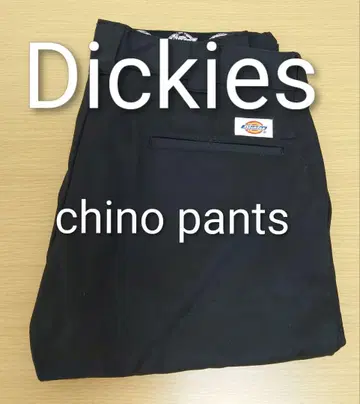 Dickies 블랙 치노 팬츠