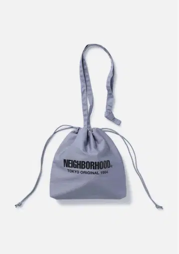 즉시 완판 LOGO DRAWSTRING SHOULDER BAG GRAY