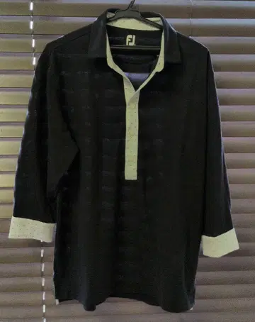 풋조이 FJ 피케 셔츠 XL 블랙 골프